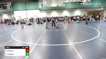 75 lbs Consi Of 8 #1 - Alexis Galindo, VA vs Colin LoGalbo, NY