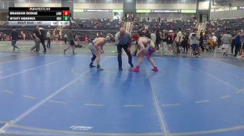157 lbs Champ. Round 1 - Branson Dodge, Funky Monkey vs Wyatt Hendrix, Missouri Baptist University