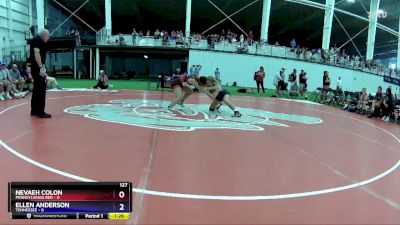 127 lbs Round 2 (8 Team) - Nevaeh Colon, Pennsylvania Red vs Ellen Anderson, Tennessee