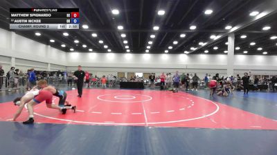 144 lbs Champ. Round 2 - Matthew Spignardo, SC vs Austin McKee, OH