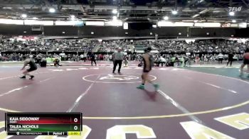 114 lbs Champ. Round 1 - Kaia Siddoway, Rigby vs Talea Nichols, Rocky Mountain