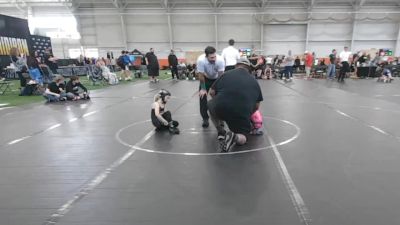 40-48 lbs Round 1 - Hayden Condon, Dwa vs Rosalee Bell, Unattached