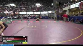 3rd Place Match - Baylor Burton, Huntley Project (Worden) vs Traic Fainter, Bigfork