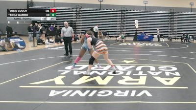 145 lbs Cons. Round 1 - Josie Couch, Chilhowie vs Edna Waribo, Lightridge High School
