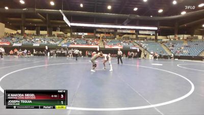 174 lbs Cons. Round 2 - Joseph Teguia, Graceland vs 4 NaKoda Siegel, Montana State-Northern