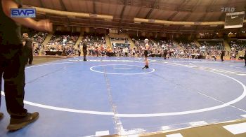 92 lbs Semifinal - Gabe Reed, Henryetta Knights Wrestling Club vs Theodore Caldwell, Booker T Washington Carver