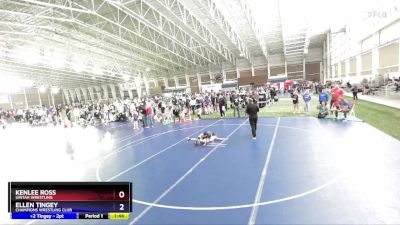 70-76 lbs Round 1 - Kenlee Ross, Uintah Wrestling vs Ellen Tingey, Champions Wrestling Club