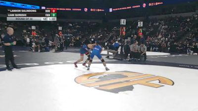 132 lbs Round Of 32 - Landon Salindong, Durham (NS) vs Liam Qureshi, Fountain Valley (SS)
