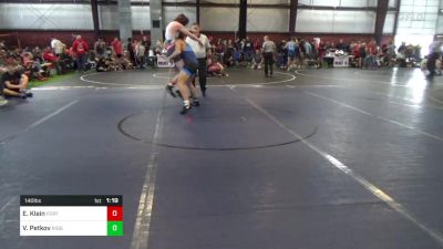 140 lbs Quarterfinal - Eugene Klein, Fortify vs Victor Petkov, Ridgefield