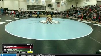 138 lbs Champ. Round 1 - Kaleb Brothwell, Lingle-Ft. Laramie/Southeast vs Nico Bekkedahl, Poudre