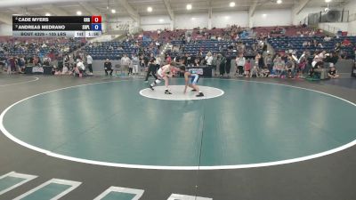 105 lbs Cons. Sub-semis - Cade Myers, Green River Grapplers vs Andreas Medrano, Suples