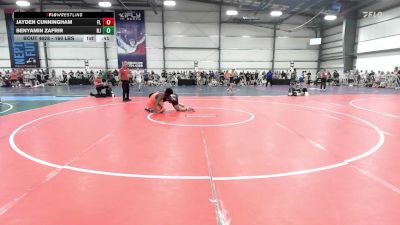 160 lbs Consi Of 32 #1 - Jayden Cunningham, FL vs Benyamin Zafrir, NJ