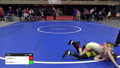 62 lbs Consi-qtrs - Kaison Deats, Wilkes-Barre vs Marco Yodice, West Milford