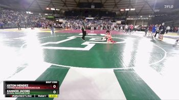 78 lbs Cons. Round 1 - Axton Mendez, Thunder Mountain Wrestling Club vs Kannon Jacobs, Olympia Wrestling Club