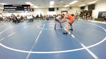 144 lbs Cons. Round 3 - William Myers, Exeter Union vs Ayden Gonzales, Wasco Union