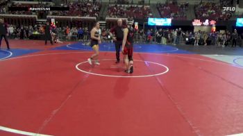 130 lbs Quarterfinal - Maycee Ort, Fort Benton Longhorn Wrestling vs Aly Dinardi, Miles City Wrestling Club