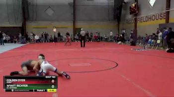 113 lbs Cons. Round 5 - Wyatt Richter, St. Edward vs Colden Dyer, Bixby