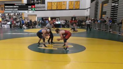 174Blue lbs Rr Rnd 4 - Benjamin Smith, Harvard vs Brandon Carr, Franklin & Marshall