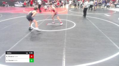 109 lbs Final - Kaius Rivera, Team Montana vs Urijah Duran, Duran Elite