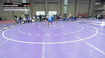 190 lbs Cons. Round 5 - Aliyana Grosko Gonzalez, Fort Osage vs Sophia Castorena, Goddard