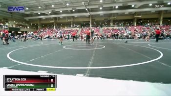 115 lbs Cons. Round 2 - Chase Dannenberg, Clearwater vs Stratton Cox, Salina