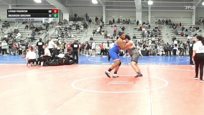 285 lbs Consi Of 8 #2 - Livan Padron, NM vs Imarion Brown, NC