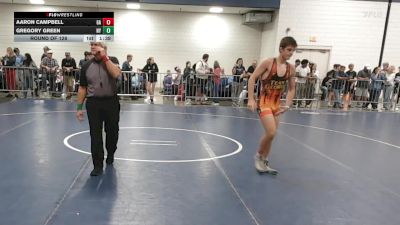 144 lbs Round Of 128 - Aaron Campbell, GA vs Gregory Green, NY