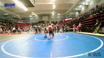 49 lbs Semifinal - Hudson Massara, Barnsdall Youth Wrestling vs ROWDY BLAKE, R.A.W.