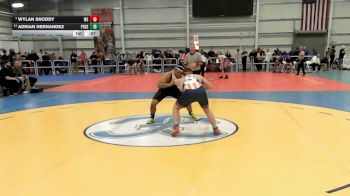 6 - 190 lbs Cons. Round 2 - Adrian Hernandez, Potomac Senior vs Wylan Snoddy, West Springfield