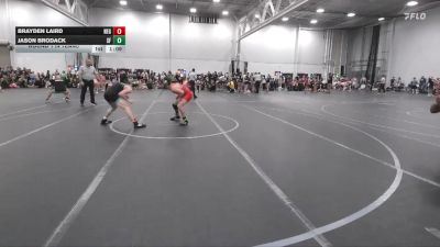 120 lbs Round 1 (4 Team) - Jason Brodack, Sly Fox vs Brayden Laird, New England Gold