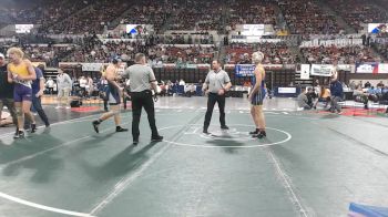 A - 190 lbs Cons. Semi - Cooper Dighans, East Helena vs Lane Drga, Custer Co. (Miles City)