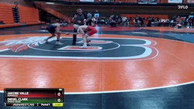 98 lbs Round 4 - Jakobe Valle, Homedale vs Diesel Clark, Spring Creek