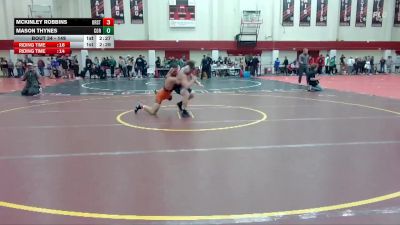 149 lbs Champ. Round 1 - McKinley Robbins, Oregon State vs Mason Thynes, Corban University