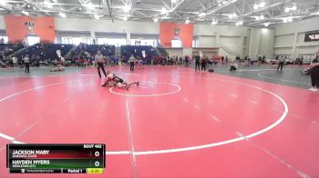 141 lbs Semifinal - Hayden Myers, Wesleyan (CT) vs Jackson Maby, Oneonta State