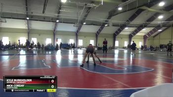 125 lbs Quarterfinal - Kyle Burkholder, Seton Hill University vs Nick Corday, Unattached