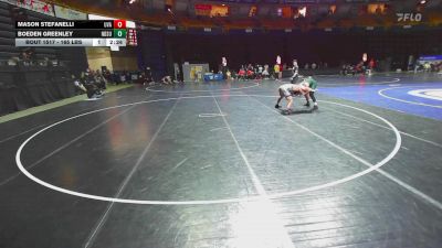 165 lbs Consi Of 8 #2 - Mason Stefanelli, Virginia vs Boeden Greenley, North Dakota State