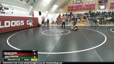 113 2B Quarterfinal - Dillan Yazzie, Lake Roosevelt vs John Hamilton, Oroville