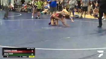 120 lbs Quarterfinal - Thomas Young, Sonoraville High School Wrestl vs Sean Oser, B.R.A.W.L