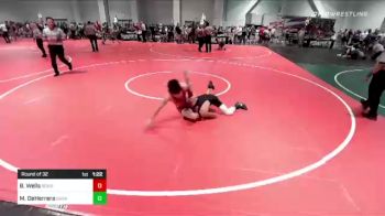 132 lbs Round Of 32 - Brennan Wells, Sonora vs Markus DeHerrera, Garage Grinders