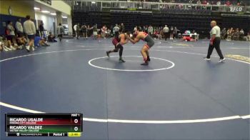 165 lbs Cons. Round 7 - Ricardo Valdez, Victor Valley College vs Ricardo Ugalde, Fresno City College