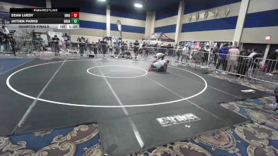 215 lbs Quarterfinal - Sean Luedy, Knights WC vs Jayden Parks, Granite WC