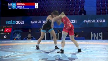 53 kg 1/4 Final - Khrystyna Bereza, Ukraine vs Zeynep Yetgil, Turkey