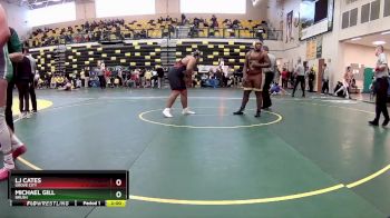 285 lbs Semifinal - Michael Gill, BRUSH vs LJ Cates, GROVE CITY