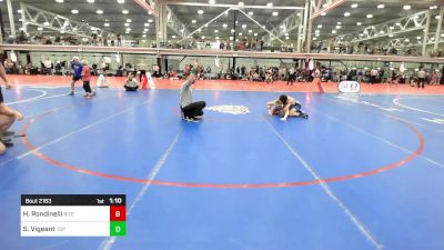 105 lbs Rr Rnd 3 - Harry Rondinelli, Bitetto vs Steven Vigeant, Top Flight Wrestling Academy / Winman Middle School