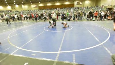 65 lbs Consi Of 8 #2 - Henry Sanchez, USA Gold vs Quintyn Santos, Buckaroo WC