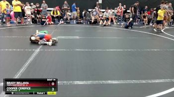 56 lbs Round 4 (8 Team) - Cooper Cerefice, PA Alliance vs Brady Bellavia, Terps Northeast ES