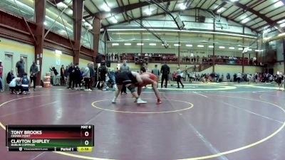 285 lbs Cons. Round 2 - Clayton Shipley, Dublin Coffman vs Tony Brooks, Crown Point