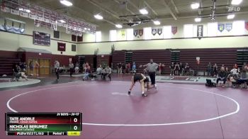 JV-17 lbs Cons. Semi - Nicholas Berumez, Columbus Catholic vs Tate Andrle, Prairie, Cedar Rapids