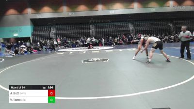 190 lbs Round Of 64 - Jake Bott, Davis vs Vinicius Tome, Stone Ridge Christian