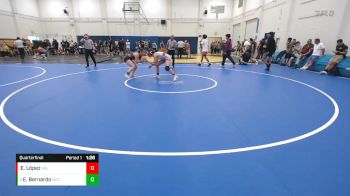 135 lbs Quarterfinal - Evelyn Bernardo, North Coast Grapplers vs Evelyn López, Vallejo